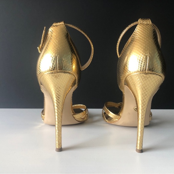 Michael Kors Gold Height Heels US 10 - Picture 10 of 12